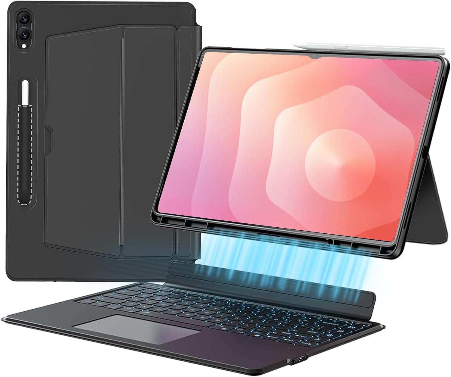 LAUDTEC Detachable Keyboard Case for Samsung Galaxy Tab S11 Ultra 14.6 Inch
