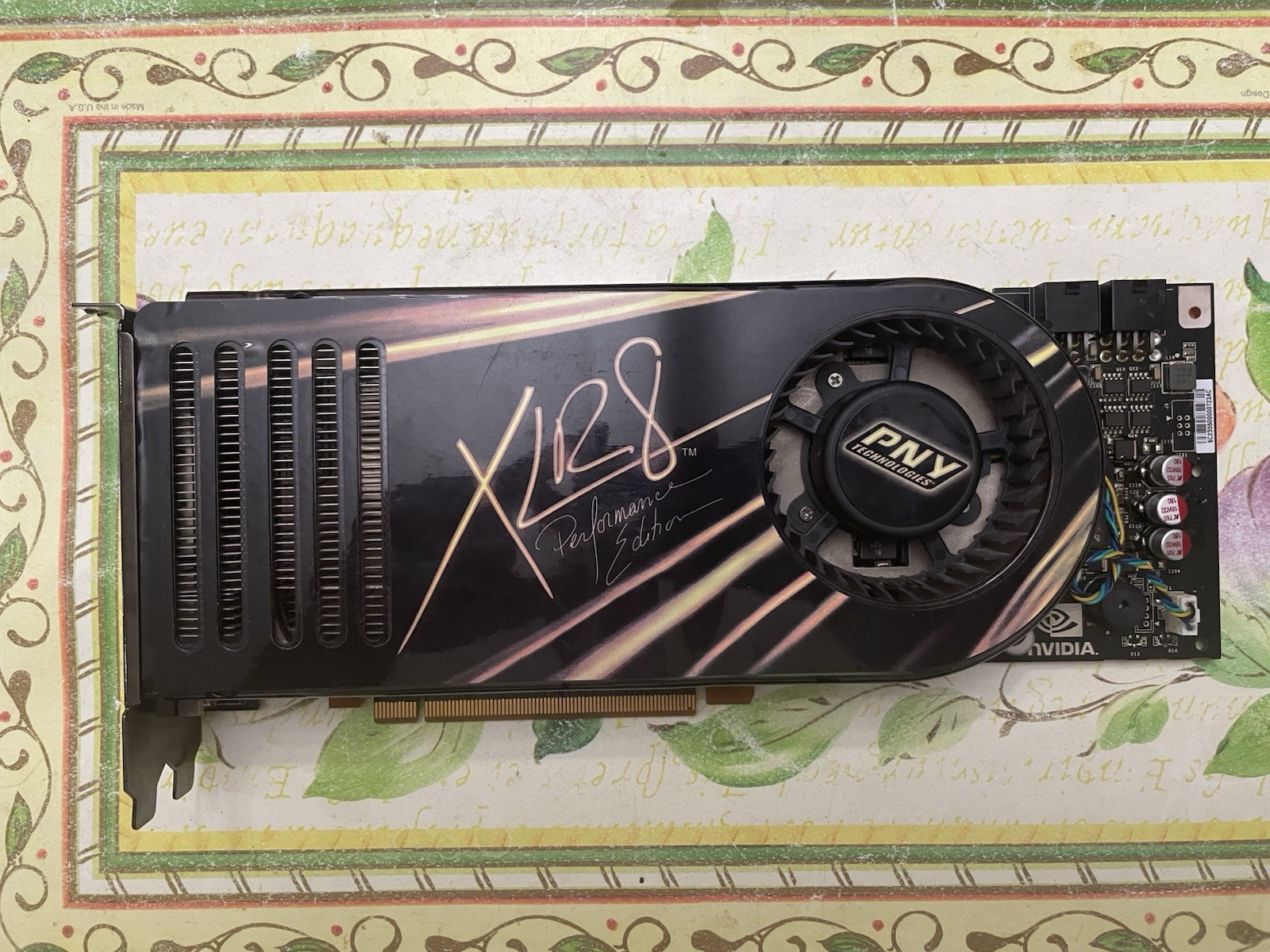 PNY Nvidia GTX 8800 Graphics Card Enthusiast Edition XLR8 Tested And Serviced