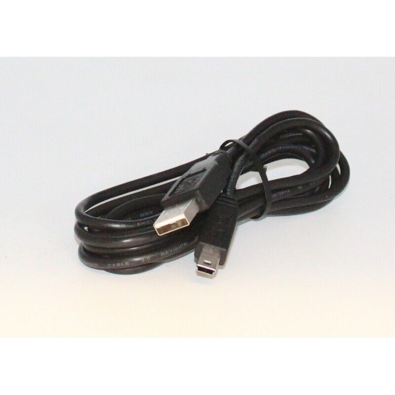 GE 6 FOOT 2.0 USB TYPE A TO MINI B MINI USB, MALE TO MALE CABLE - BLACK