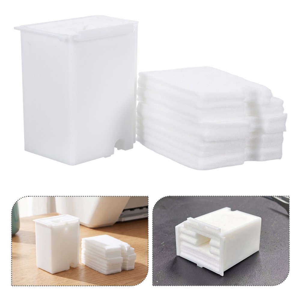 3Pcs Reusable Ink Waste Absorption Sponge Maintenance Box Pad for Home Printer