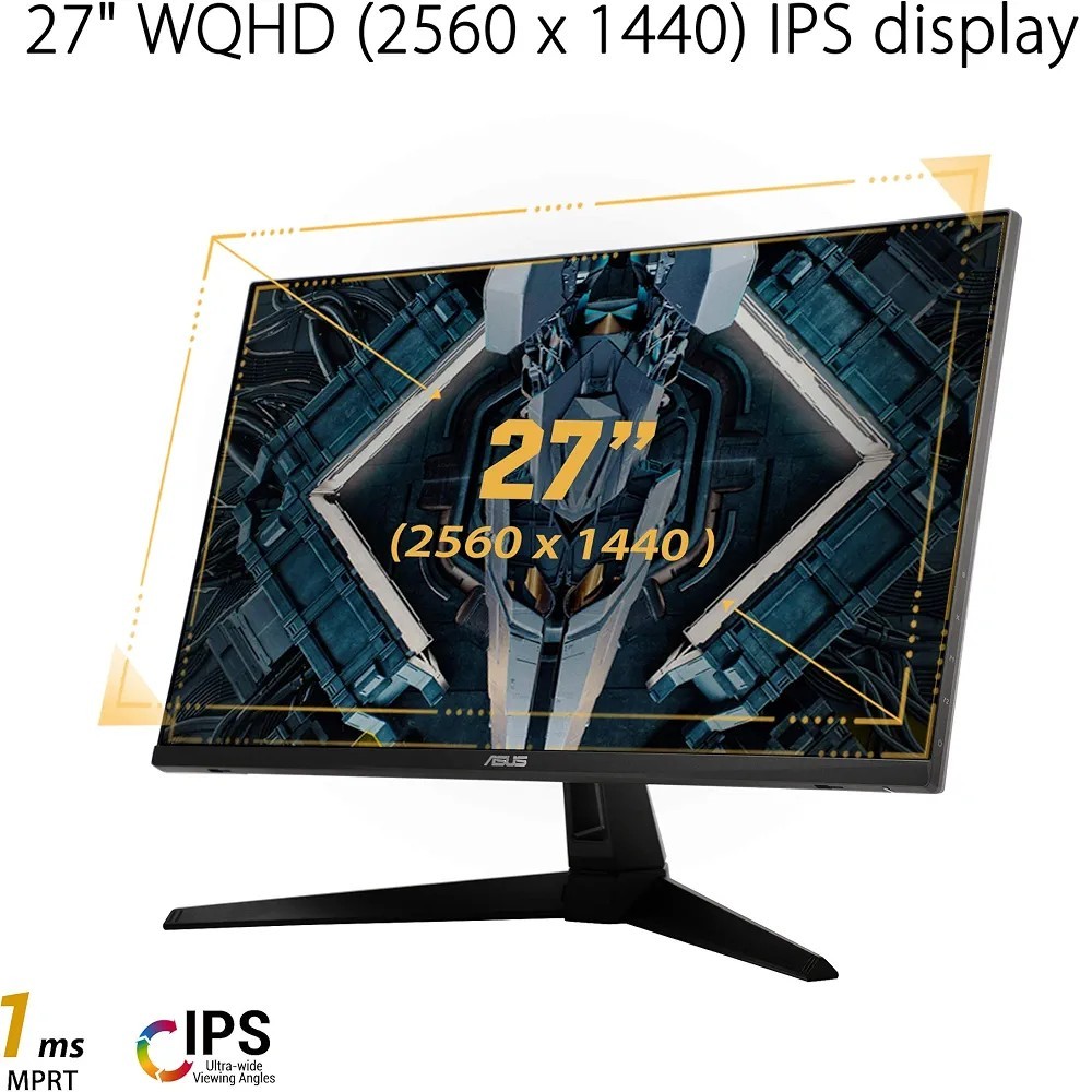ASUS TUF Gaming VG27AQ1A 27" 1440p QHD 170Hz IPS Gaming Monitor G-Sync