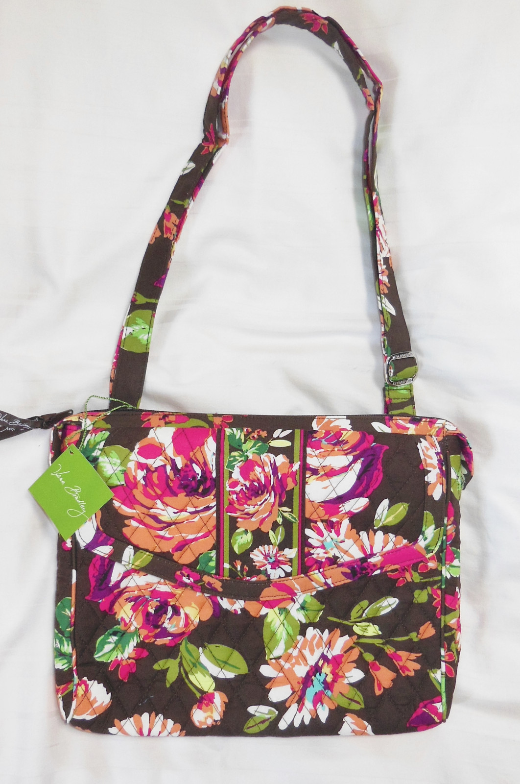 NWT Vera Bradley $65 TABLET HIPSTER Crossbody in ENGLISH ROSE 12695-133 purse