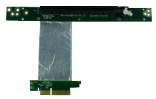 PCI-Express PCIE x4 1U 2U Riser Card with Ribbon