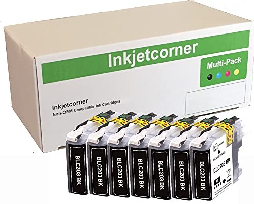 Inkjetcorner Compatible Ink Cartridges Replacement For Lc203 Xl Lc203b