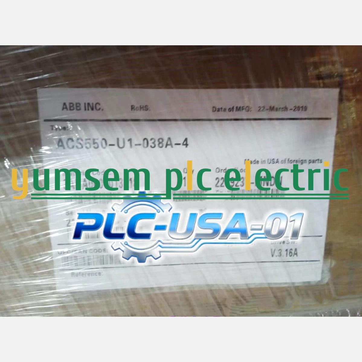 1PCS Brand New ABB ACS550-U1-038A-4 Frequency converter Fast deliveryUS free TAX