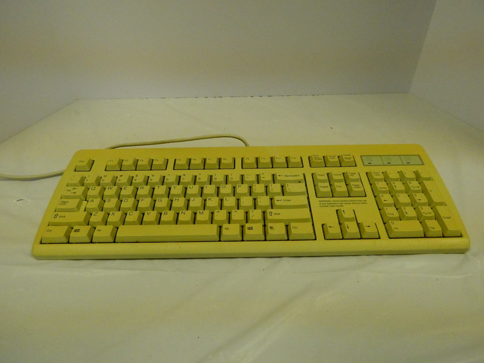 Vintage NMB Keyboard MPN: RT2257TW, Not Tested Sold As Is