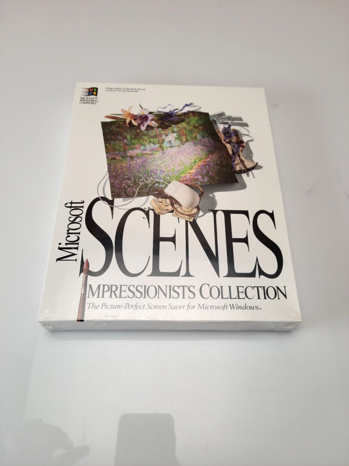 Microsoft Scenes - Impressionist Collection - Screen Saver - Vintage Rare SEALED