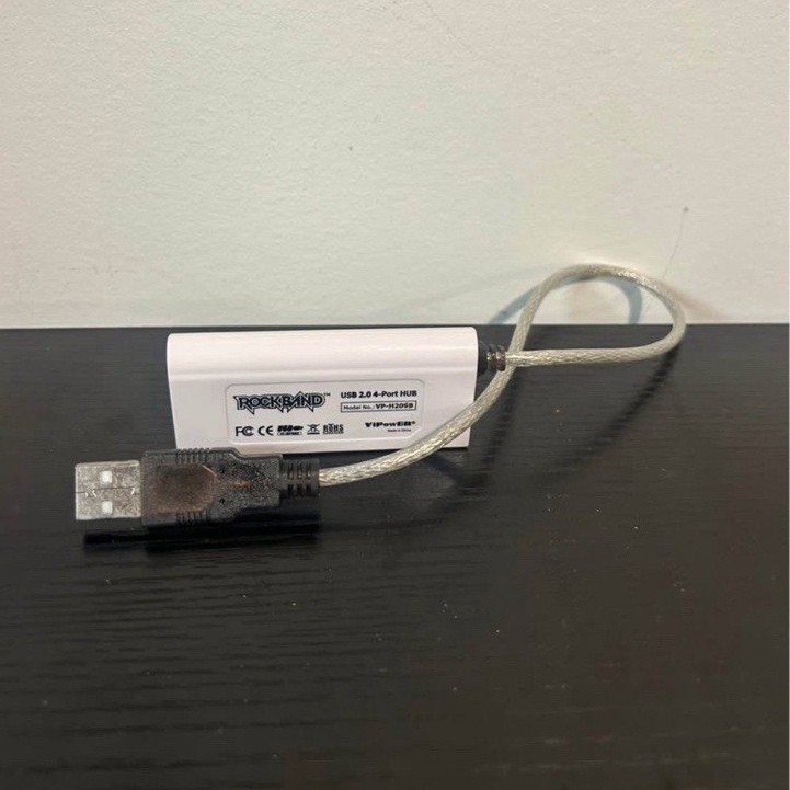 Rock Band USB 2.0 4-Port USB Hub VP-21209 White, USB Interface, MPN VP-21209