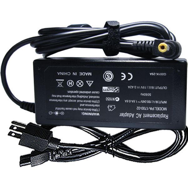 AC Adapter Charger For Toshiba Satellite C655-S5049 C655-S5052 C655-S5314
