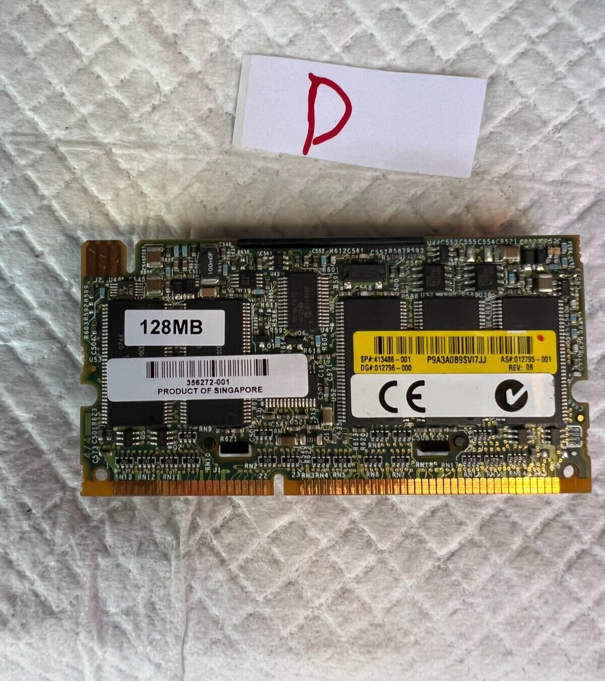 HP SMART ARRAY Memory 128mb DDR MODULE 356272-001 (D)