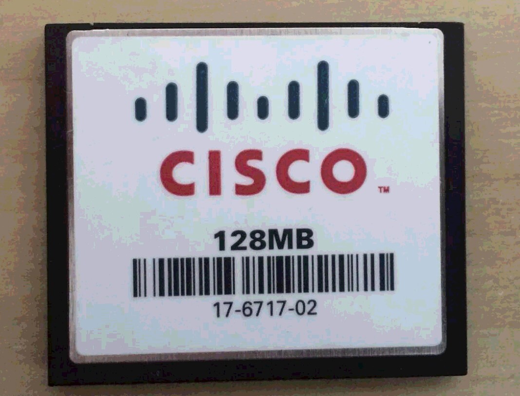 CISCO MEM-128CF 128 MB Compact Flash Memory for 1841 2811 2821 2851 3825 3845