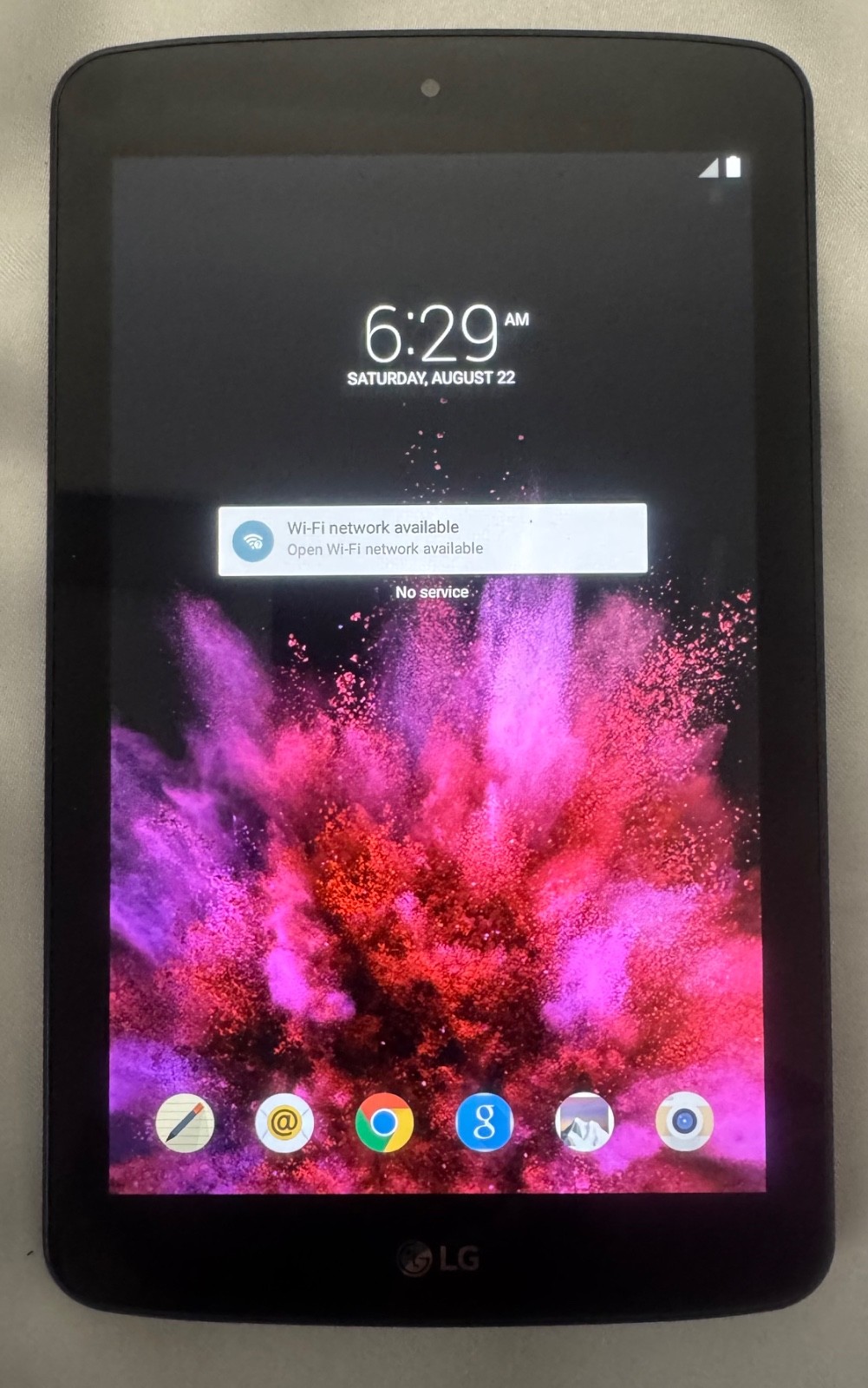 LG G Pad F 7.0 SPRINT Tablet LK430 Bluetooth WiFi Black 