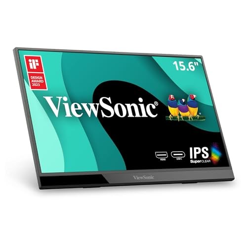 VIEWSONIC 15.6" 1080P FHD PORTABLE LED IPS MONITOR 2 WAY - Scratch & Dent