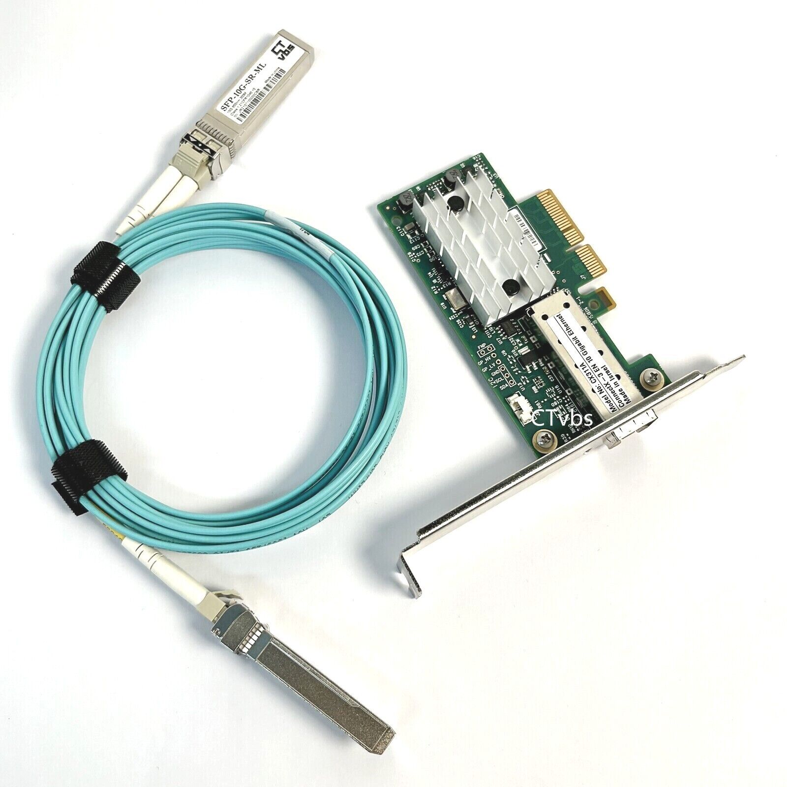 Mellanox MCX311A-XCAT ConnectX-3 EN 10G Ethernet 10GbE SFP+ PCIe NIC LC Cable