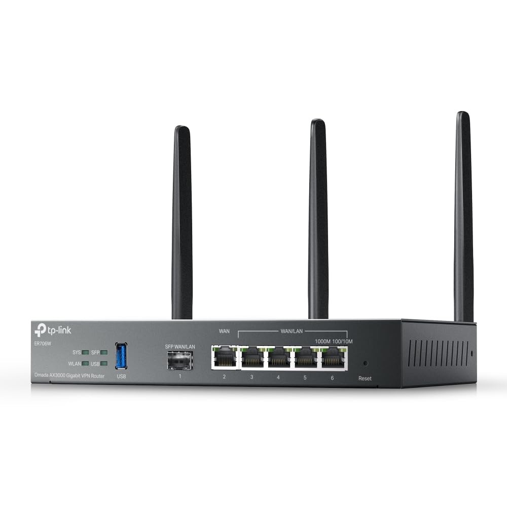 TP-Link ER706W Omada Gigabit AX3000 WiFi 6 VPN Router