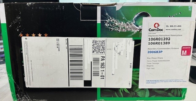 Compatible Xerox 106R01393 / 106R01389 Magenta Toner Cartridge – New Sealed – Hi