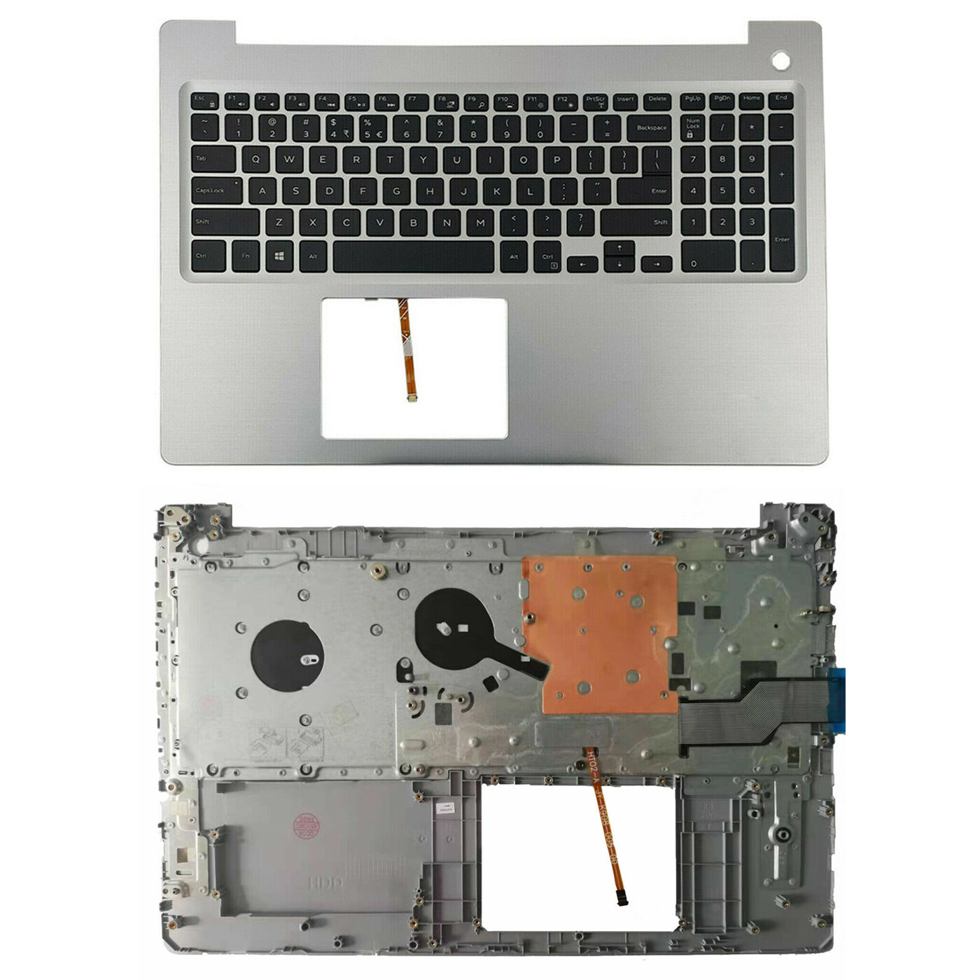 New Palmrest W/Backlit Keyboard For Dell Inspiron 15 5570 5575 0MR2KH MR2KH US
