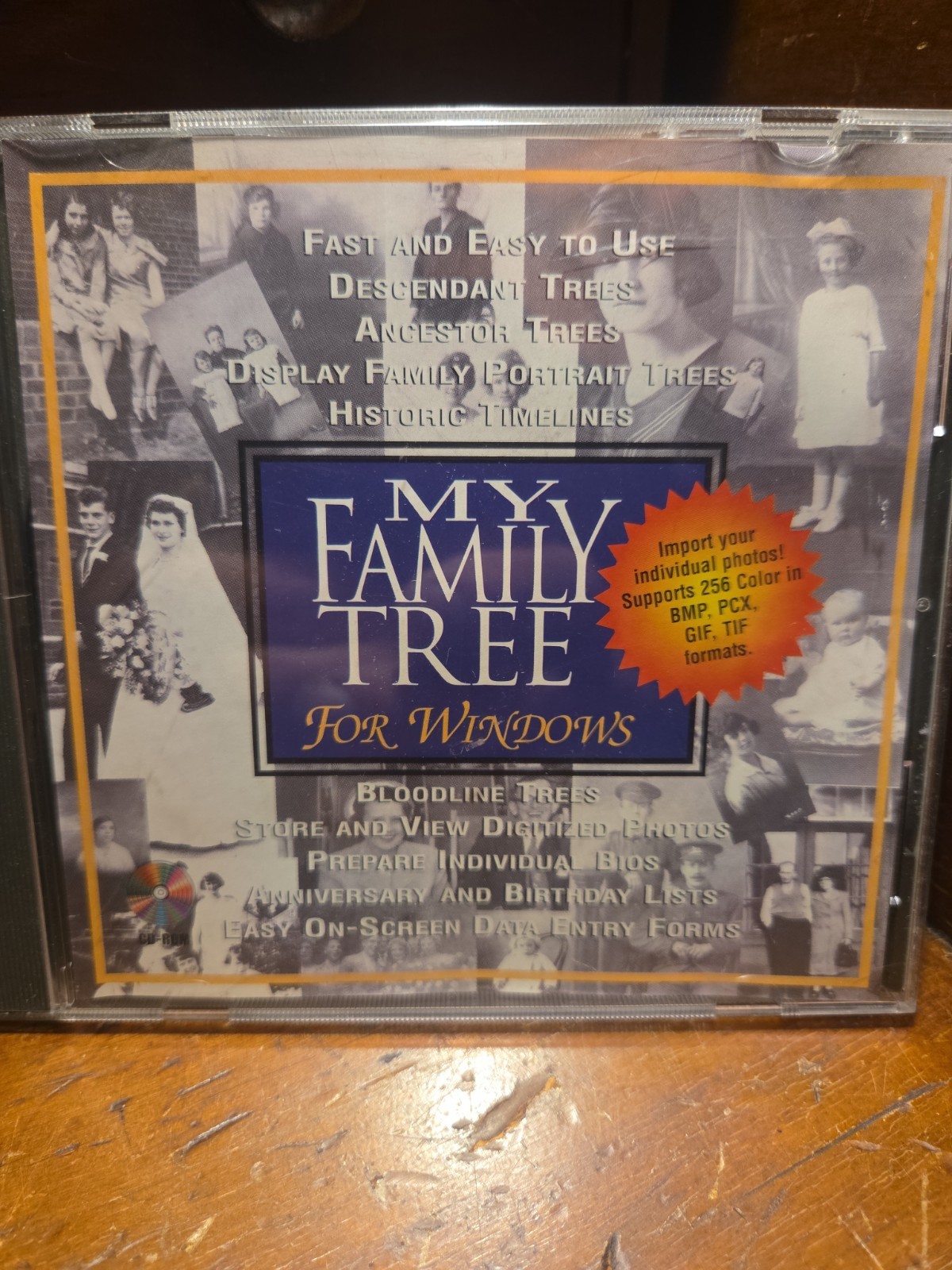 My Family Tree, DSR Software, (1994, Windows 3.1, Win 95 only) Vintage - READ