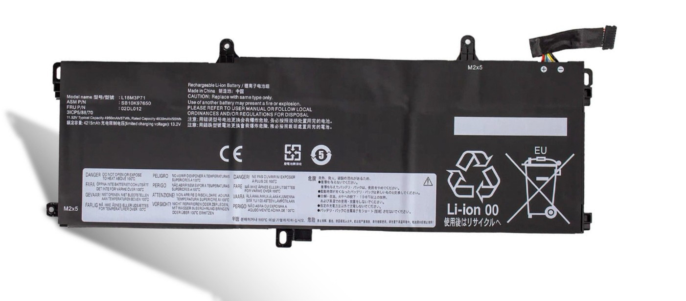 New Battery for Lenovo ThinkPad T590 P53S T15 P15s 1st Gen L18M3P71 L18L3P71
