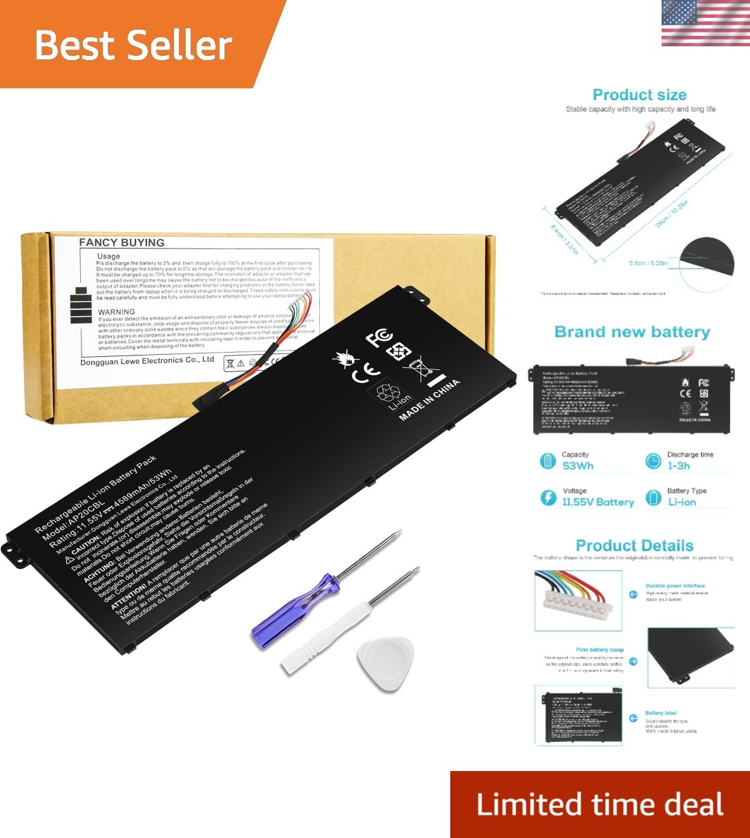 Acer AP20CBL Battery Replacement - Reliable Performance for Aspire & Swift