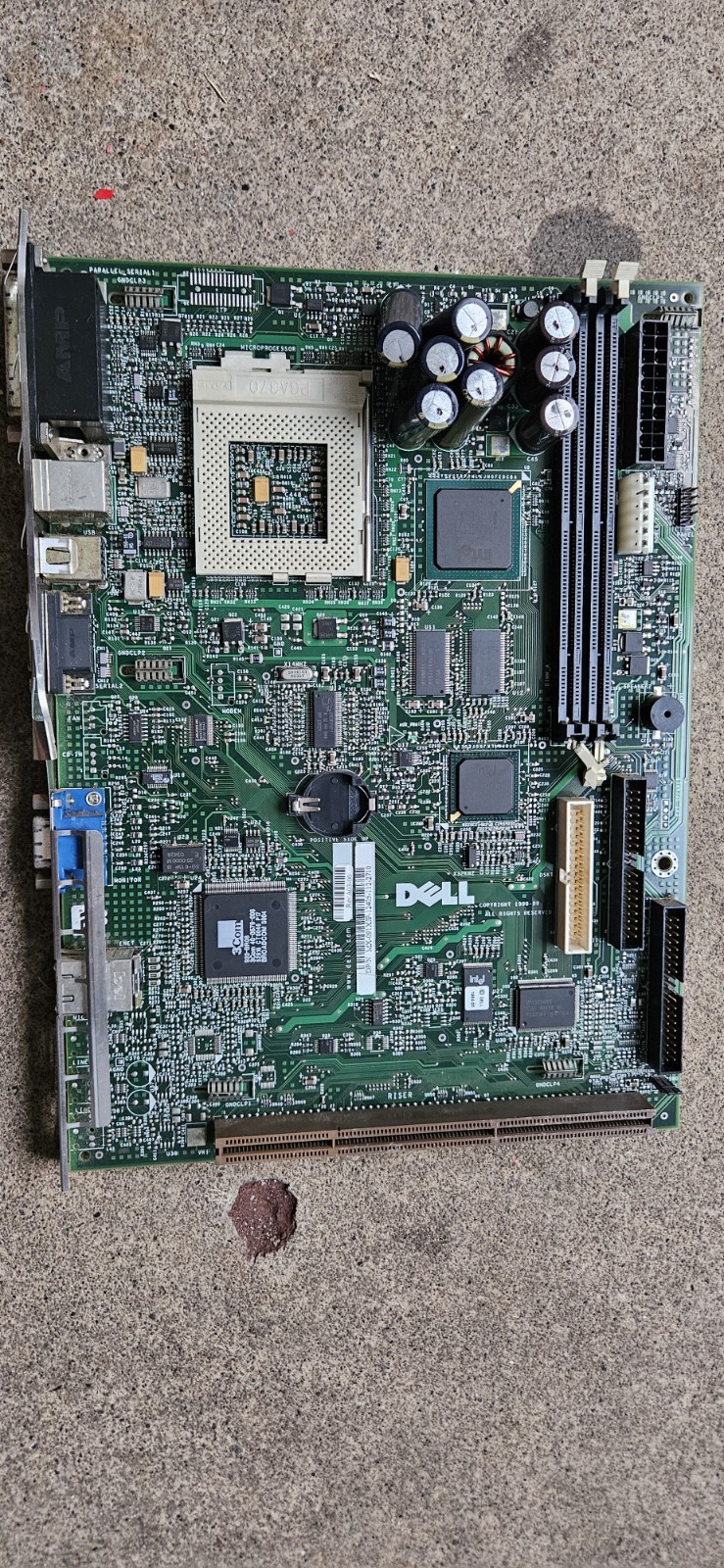 Vintage Lucky Star 5I-TX1 Rev 2.1 Socket 7 Motherboard Intel 430FX UNTESTED 9