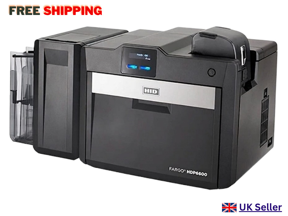 Fargo HDP6600 ID Card Printer Encoder X002200 With Dual Lamination Module