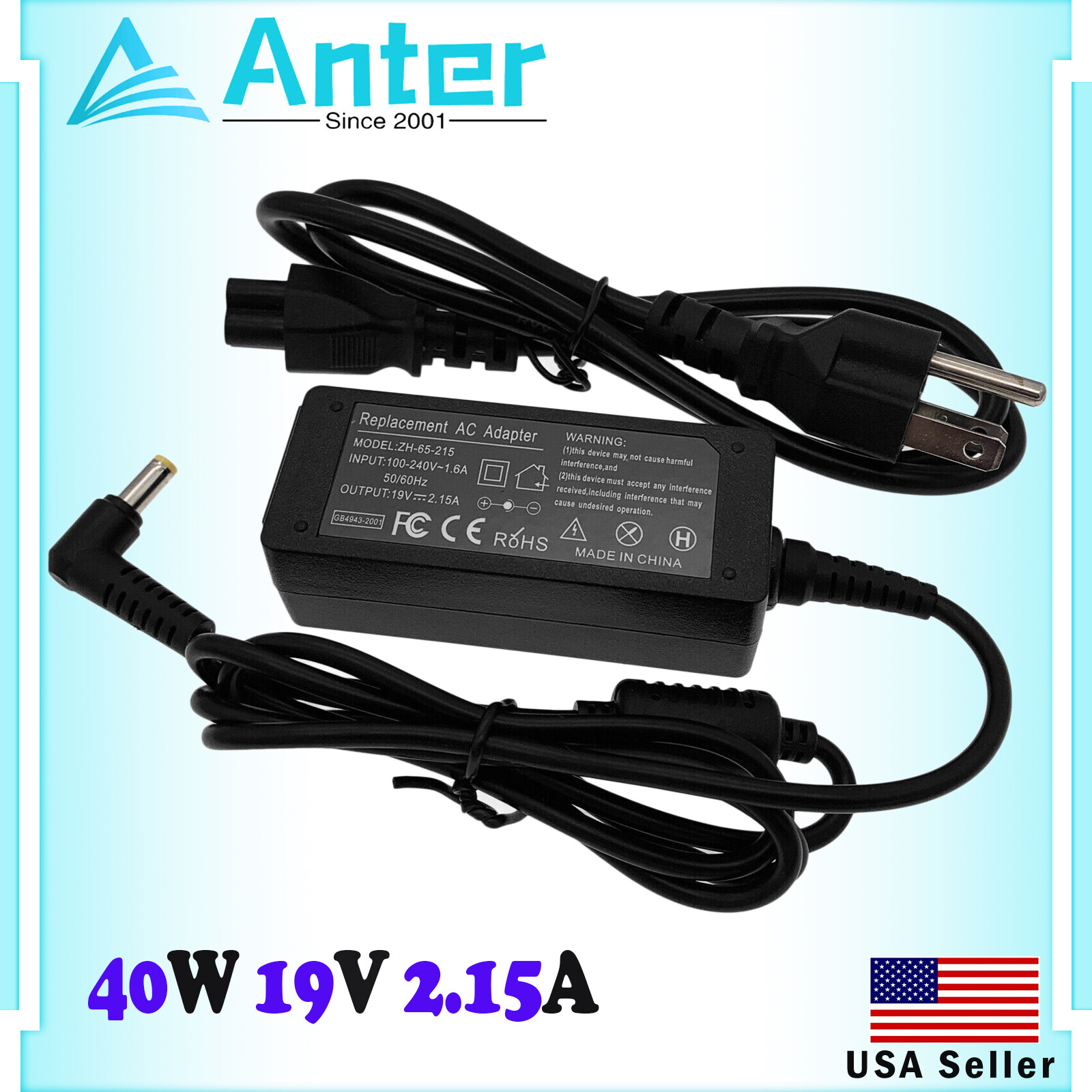 For Asus ADP40KD BB 19V 2.15A Small tip 5.5mm 40W (ADP-40KD) AC Adapter Power