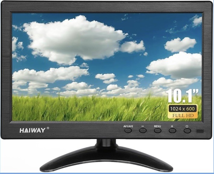 10.1 inch Monitor 1024x600 LCD IPS HDMI Monitor 10 inch Security CCTV Display