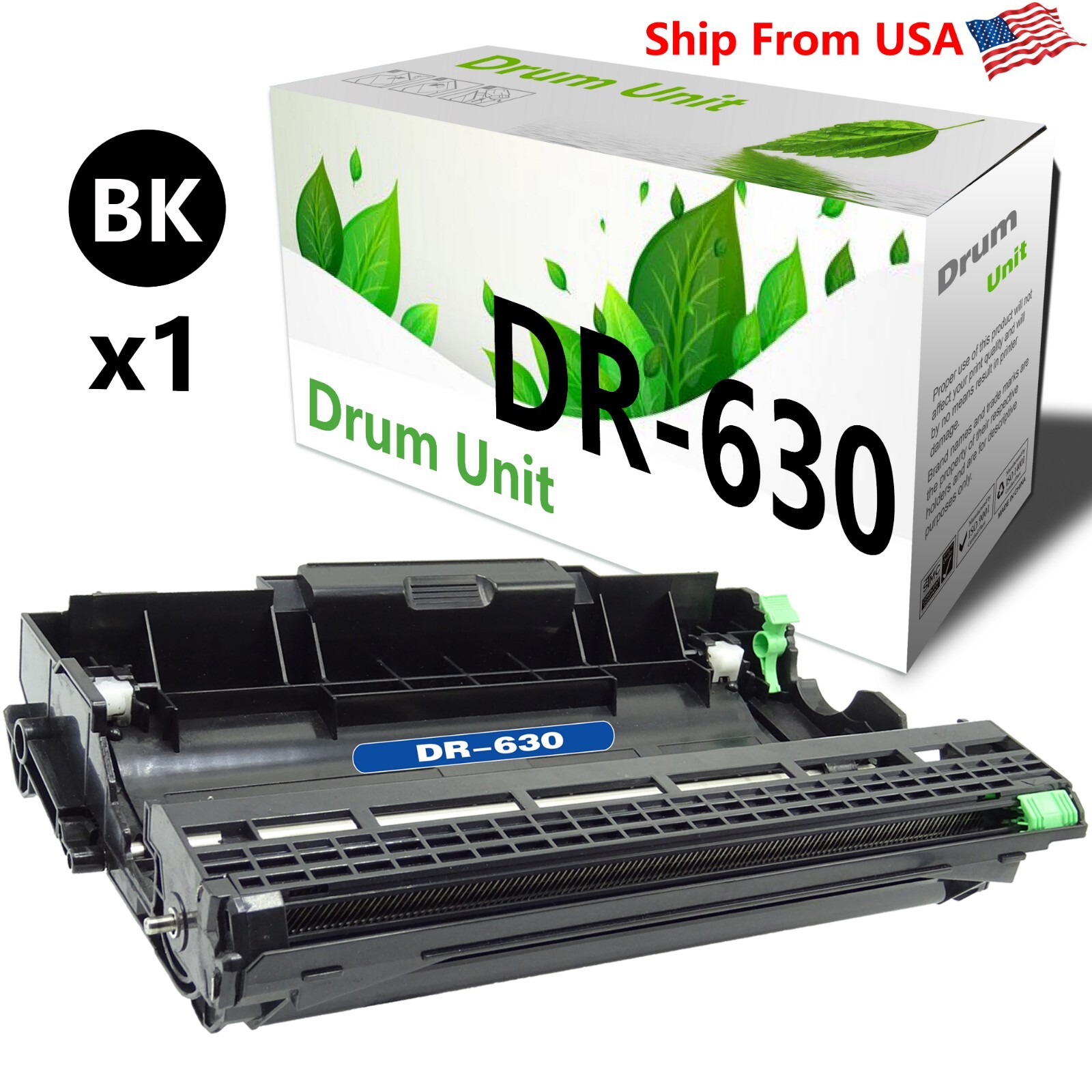 1-Pack DR630 DR 630 Drum Unit DR-630 for DCP-L2500D Printer (Drum)
