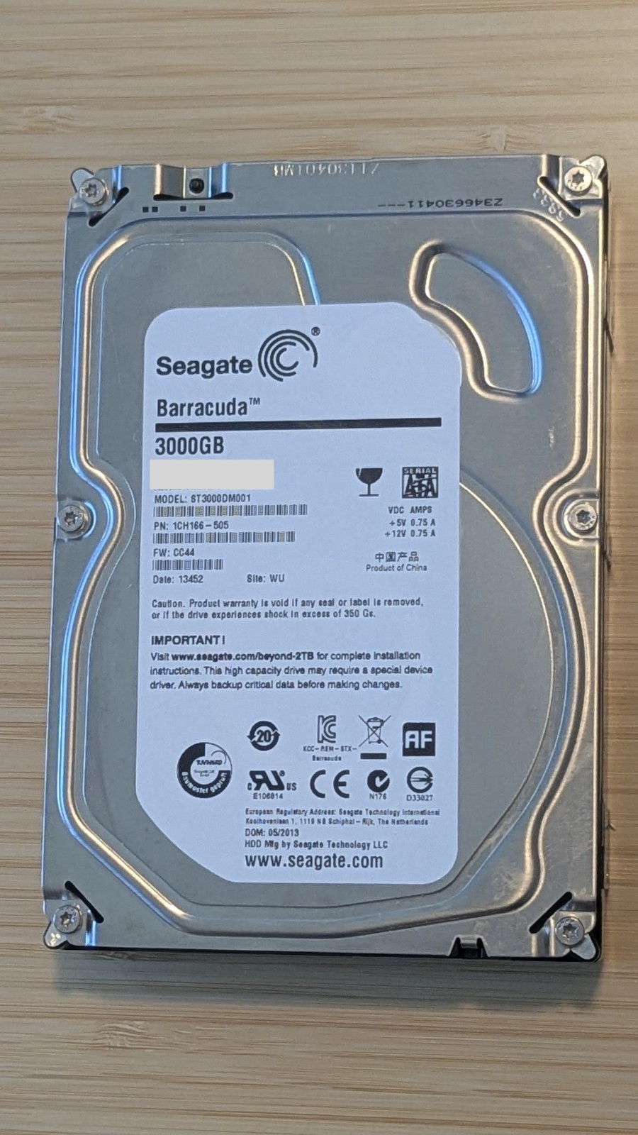 Seagate Barracuda 3TB 3.5" HDD 7200RPM 64MB SATA 6Gb/s ST3000DM001 Tested