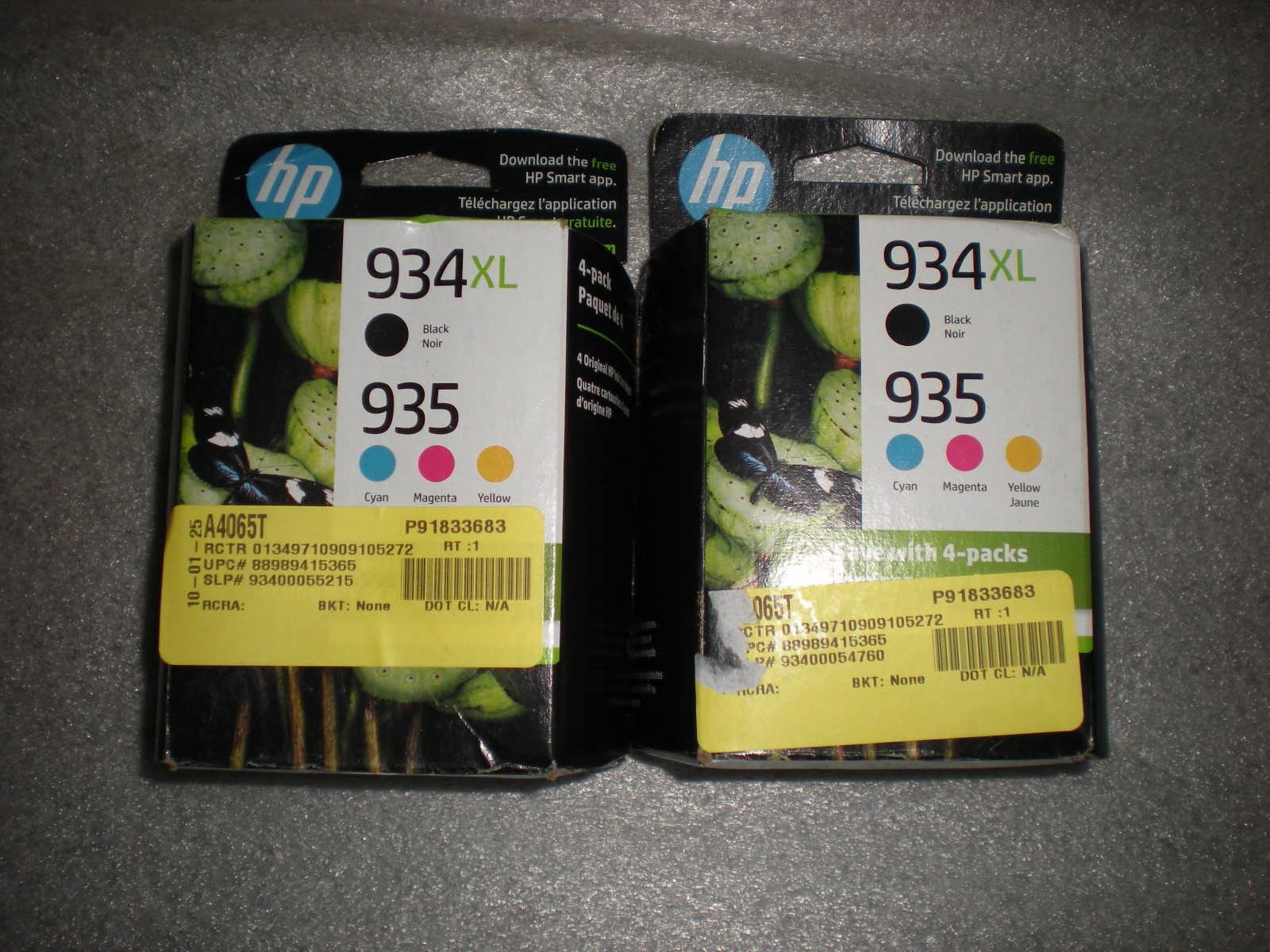 New 8 Genuine HP 934XL 935 Black Color Ink Cartridge OfficeJet Pro Exp Sep 2024