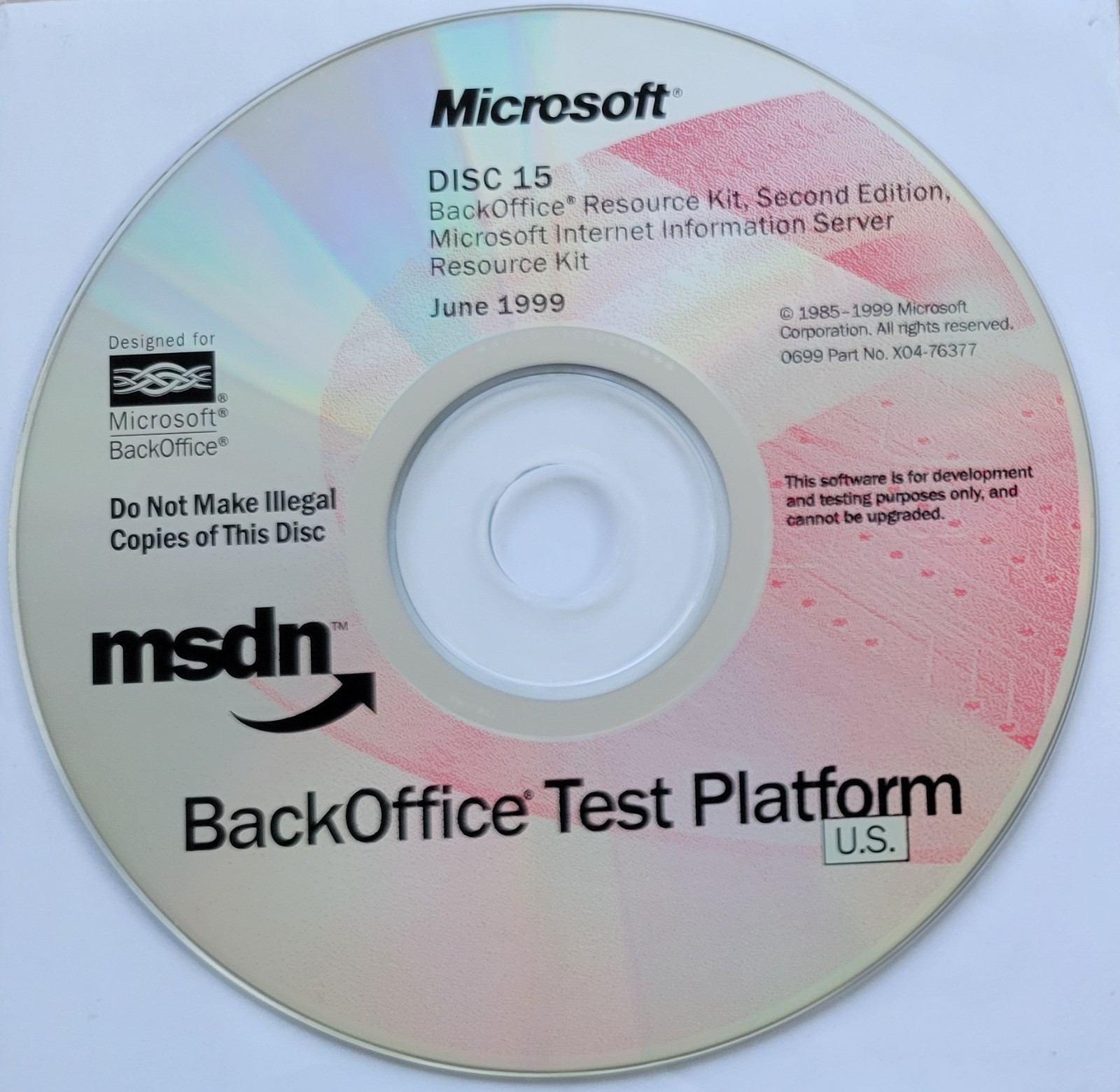Vintage - Microsoft BackOffice Resource Kit, 2nd Edition & Internet Information