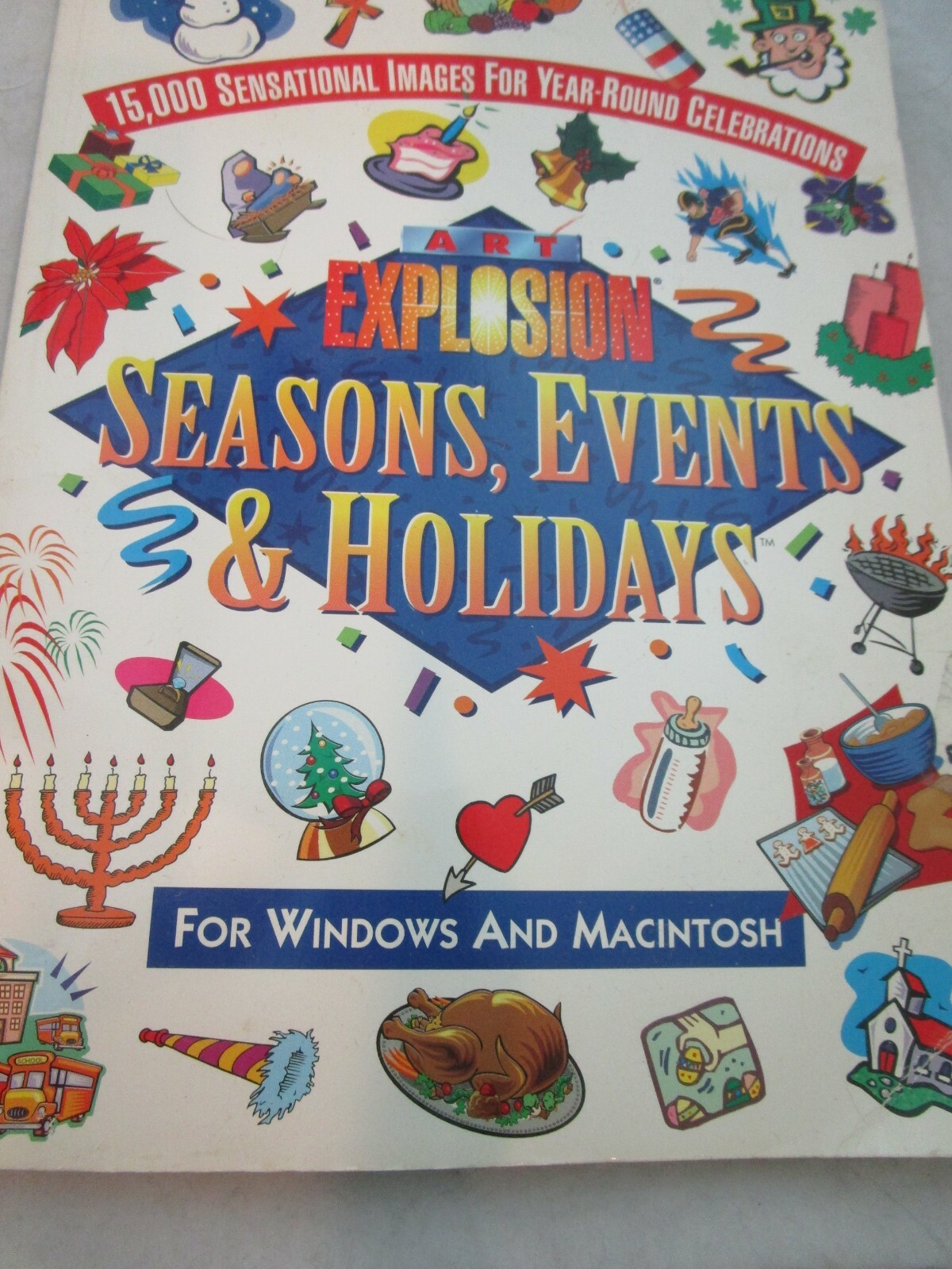 Art Explosion Seasons Events & Holidays For Windows 15000 Images CD-ROM