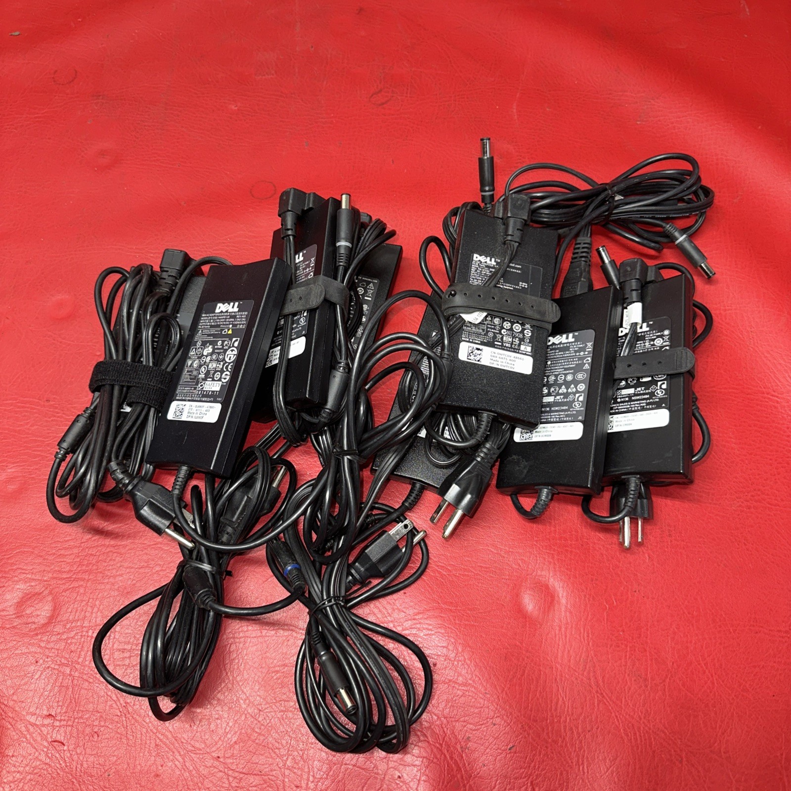 Lot of 8x Genuine Original DELL 90W AC Power Adapter Charger