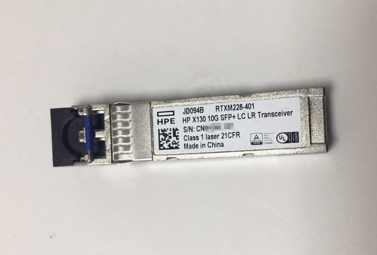 HPE JD094B  HP X130 10G SFP+ LC LR 10km SMF