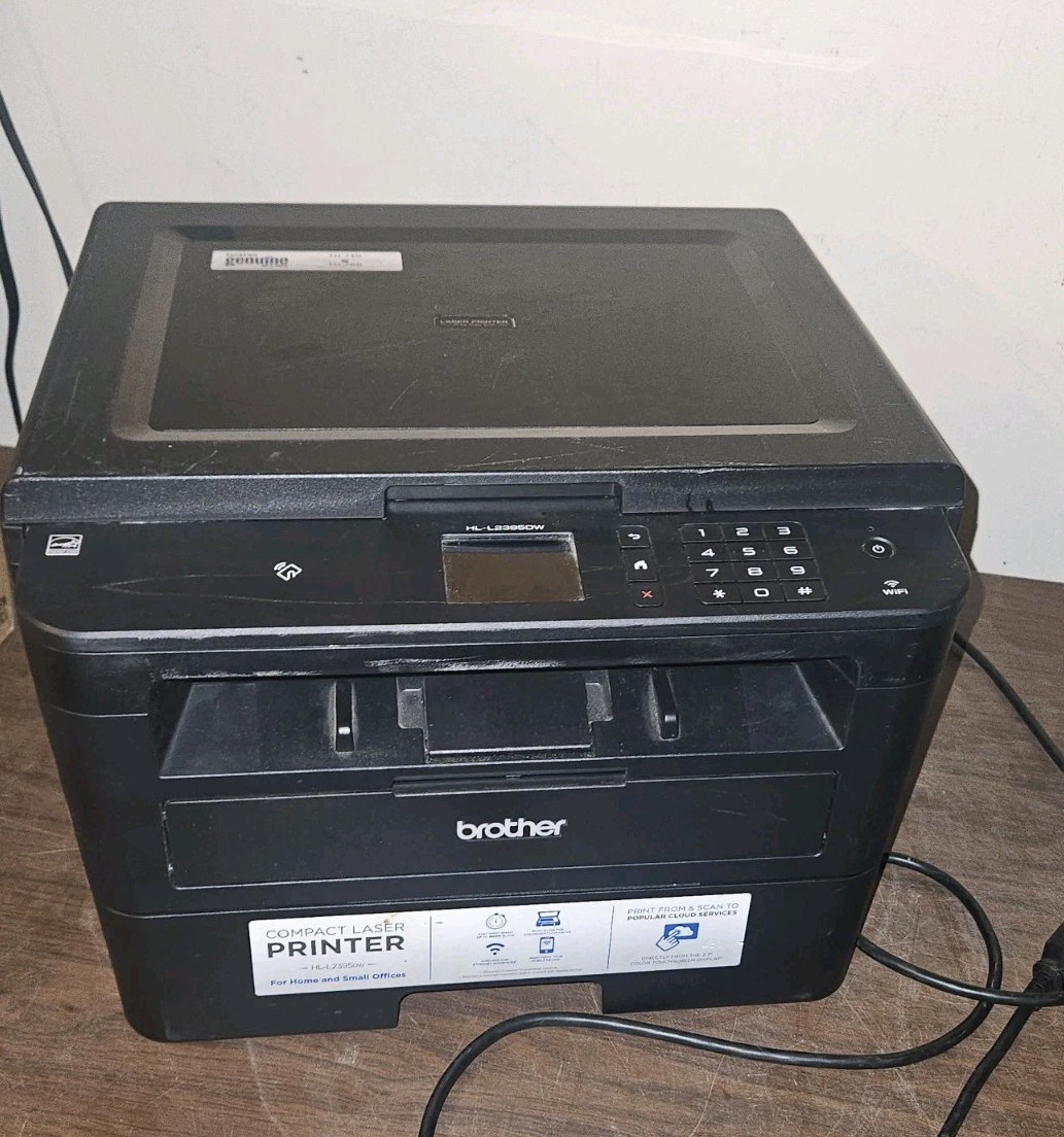 Brother HL-L2395DW All In One Laser Printer Working Great Low Page Count