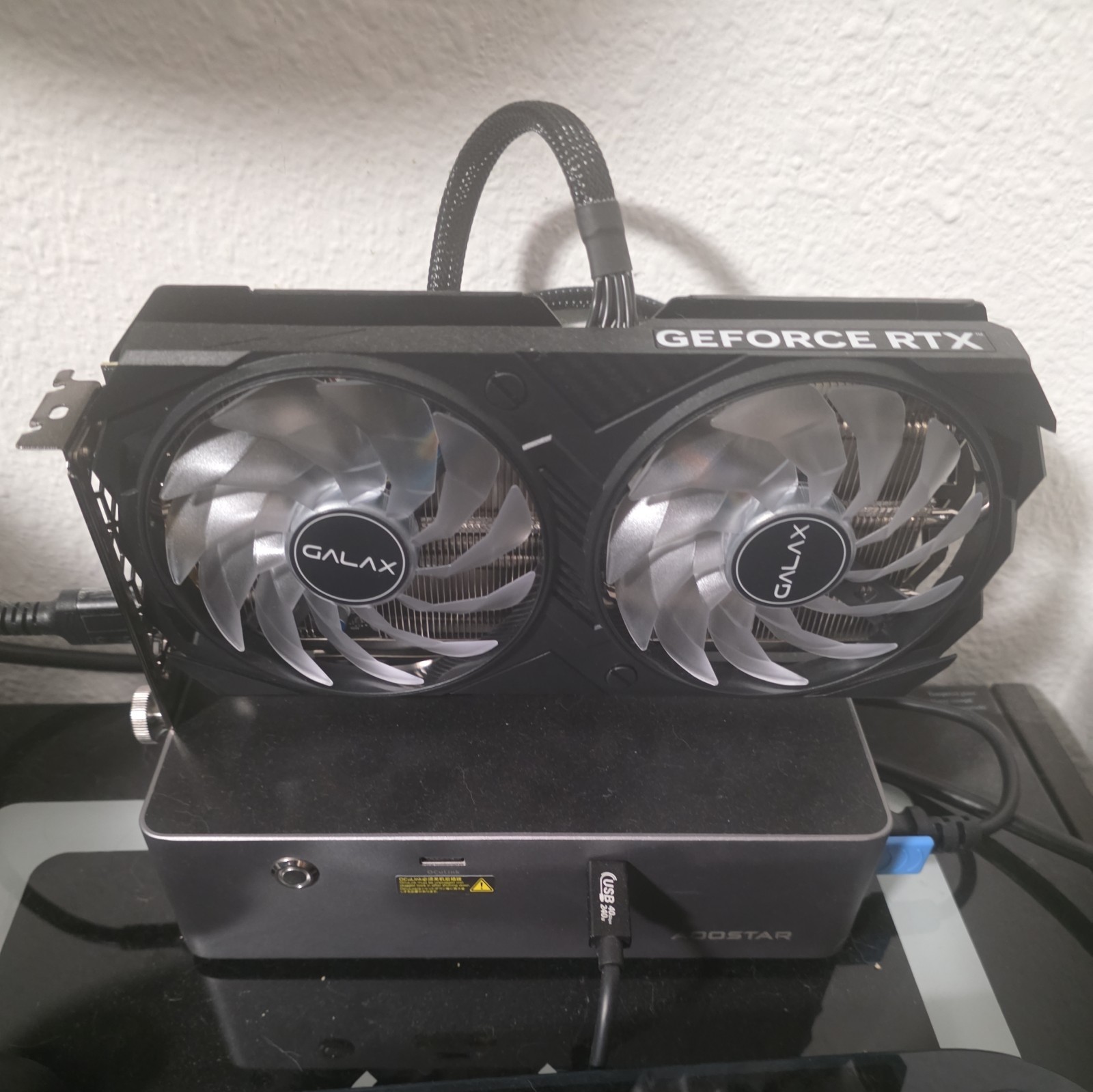 GALAX GeForce RTX 4060 Ti EX 1-Click OC 8GB Black GPU with EGPU