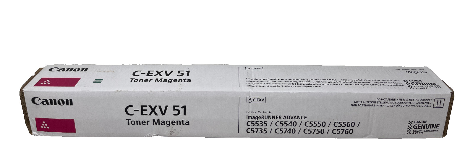CANON C-EXV51 C-EXV51M 0483C002 GENUINE MAGENTA iR ADV C5535/C5550/C5560/C5735
