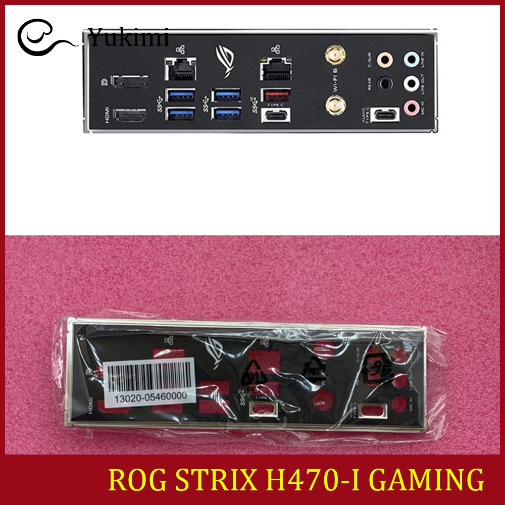 NEW FOR ASUS ROG STRIX H470-I GAMING Ｍotherboard I/O Shield Backplate