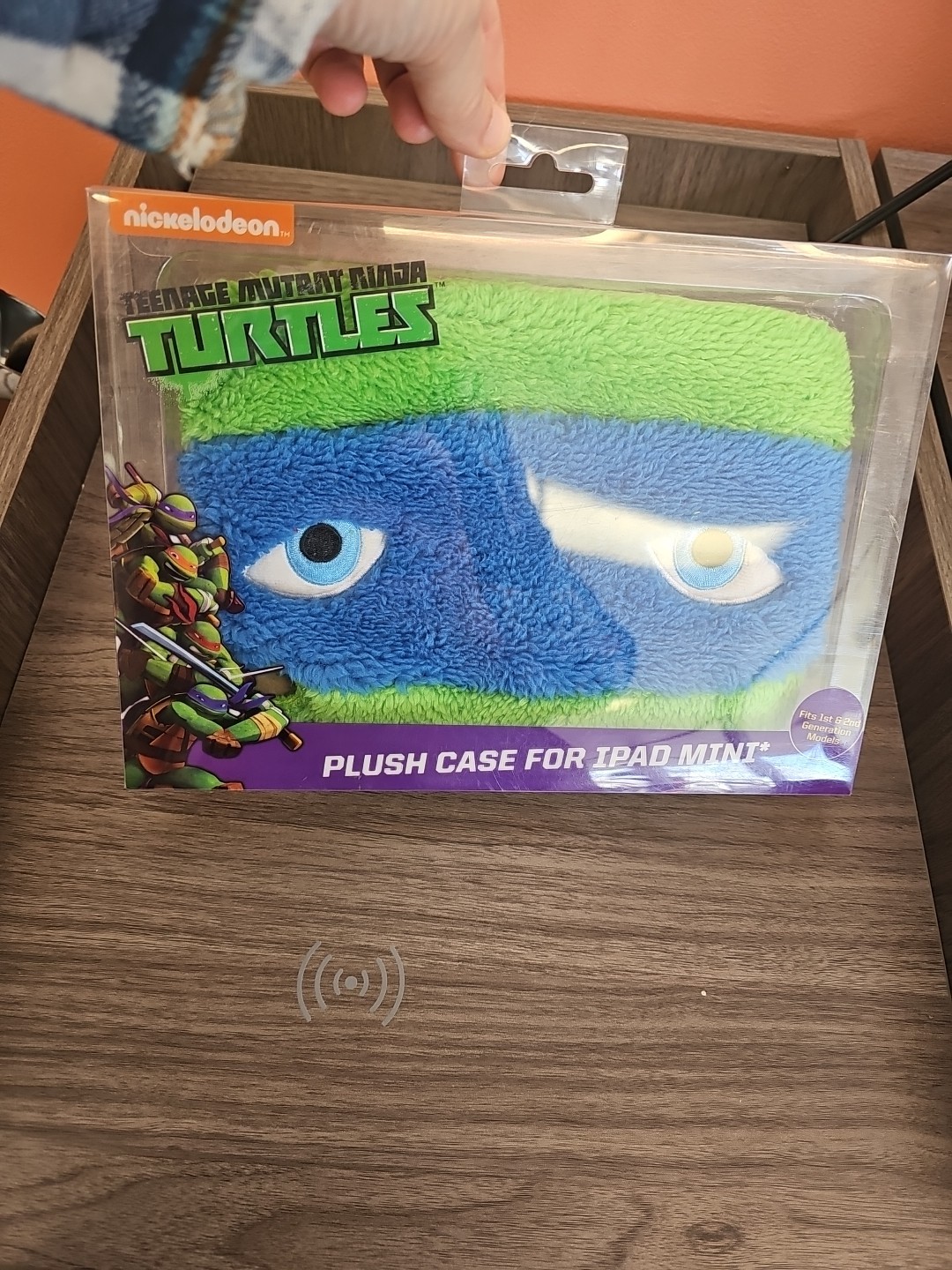 2015 NIP Leonardo Teenage Mutant Ninja Turtles Plush Case For iPad Mini Sakar