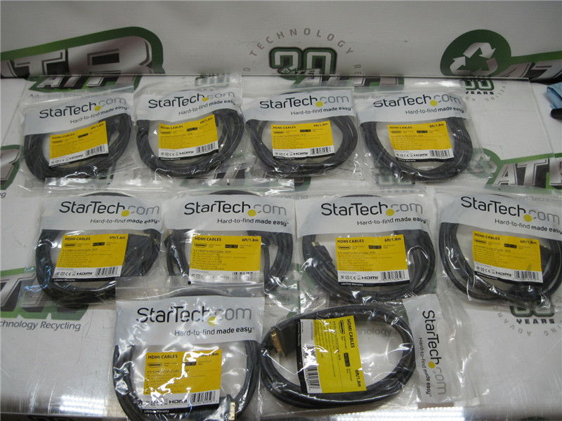 StarTech 6ft HDMI to DVI-D Cables, Cables, Quality Video Connection, Lot of 10
