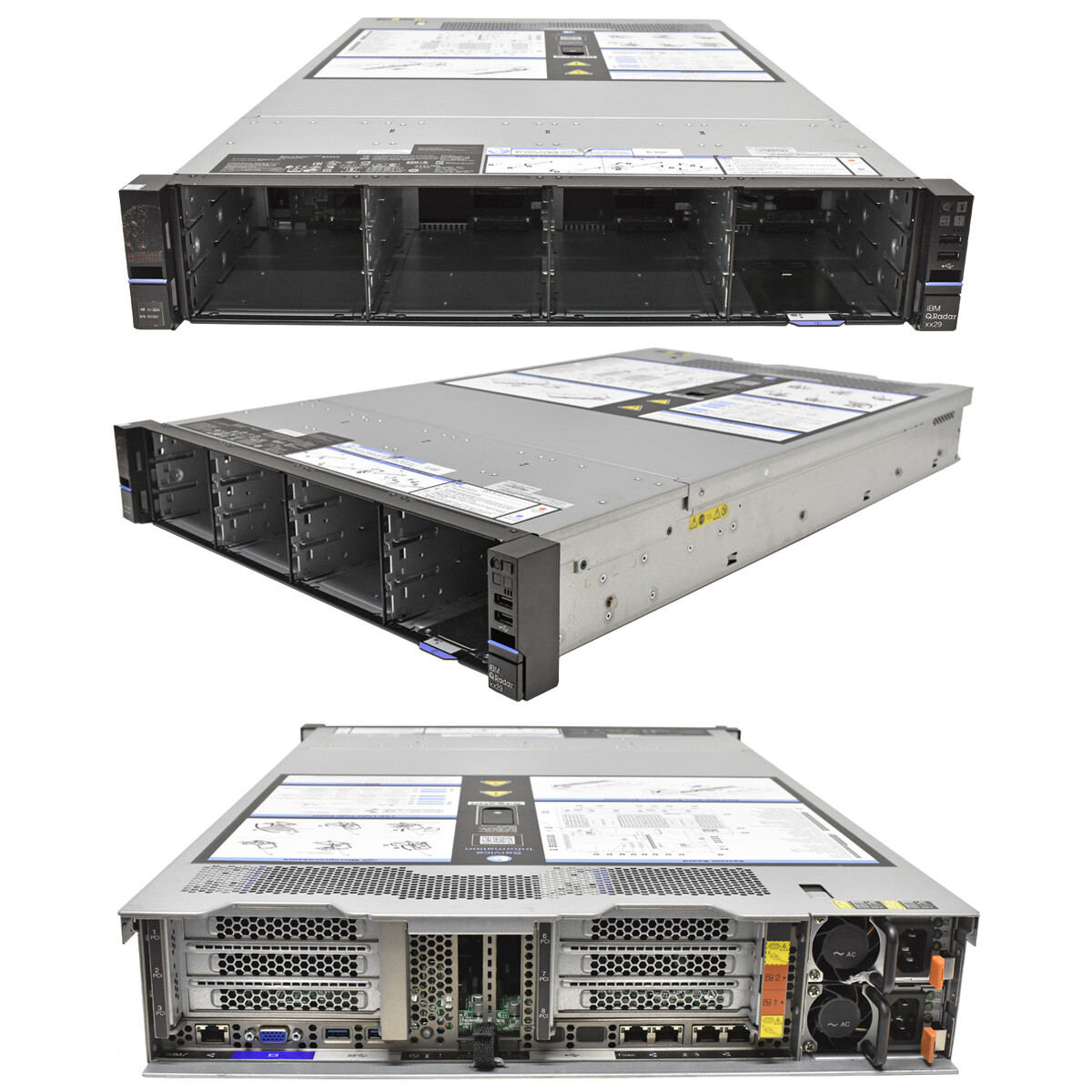IBM QRadar xx29 Server Without CPU 2x HS 0GB PC4 12x LFF M5210 4412Q2A