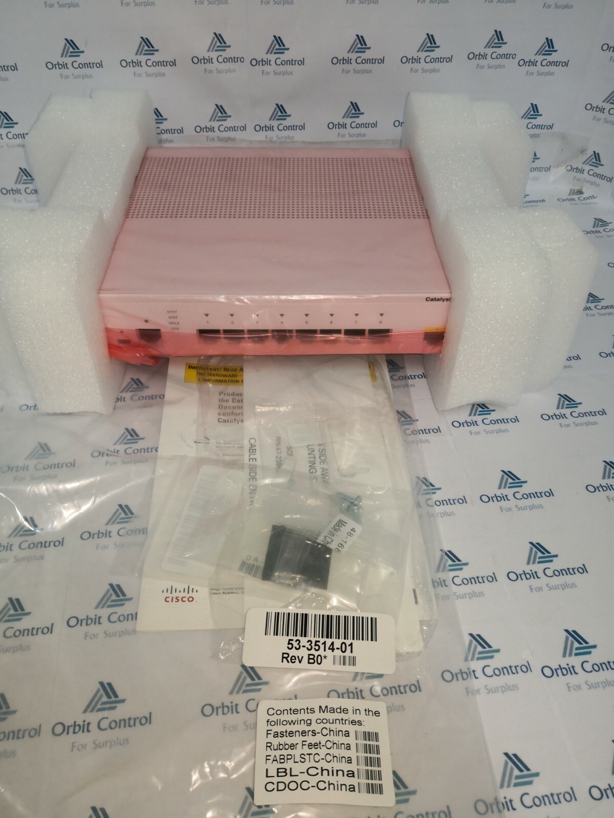 CISCO CATALYST WS-C2960CPD-8TT-L MANAGED SWITCH - WITH FILTHY BOX