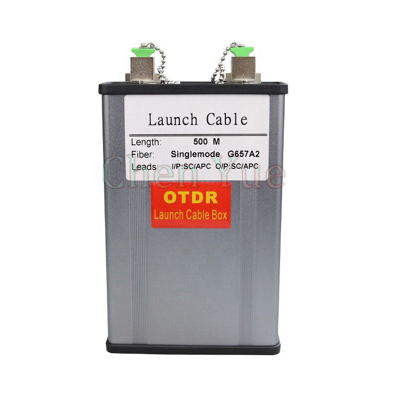 1000M Optical Fiber OTDR Testing Launch Cable Box With SC APC Connector 1KM