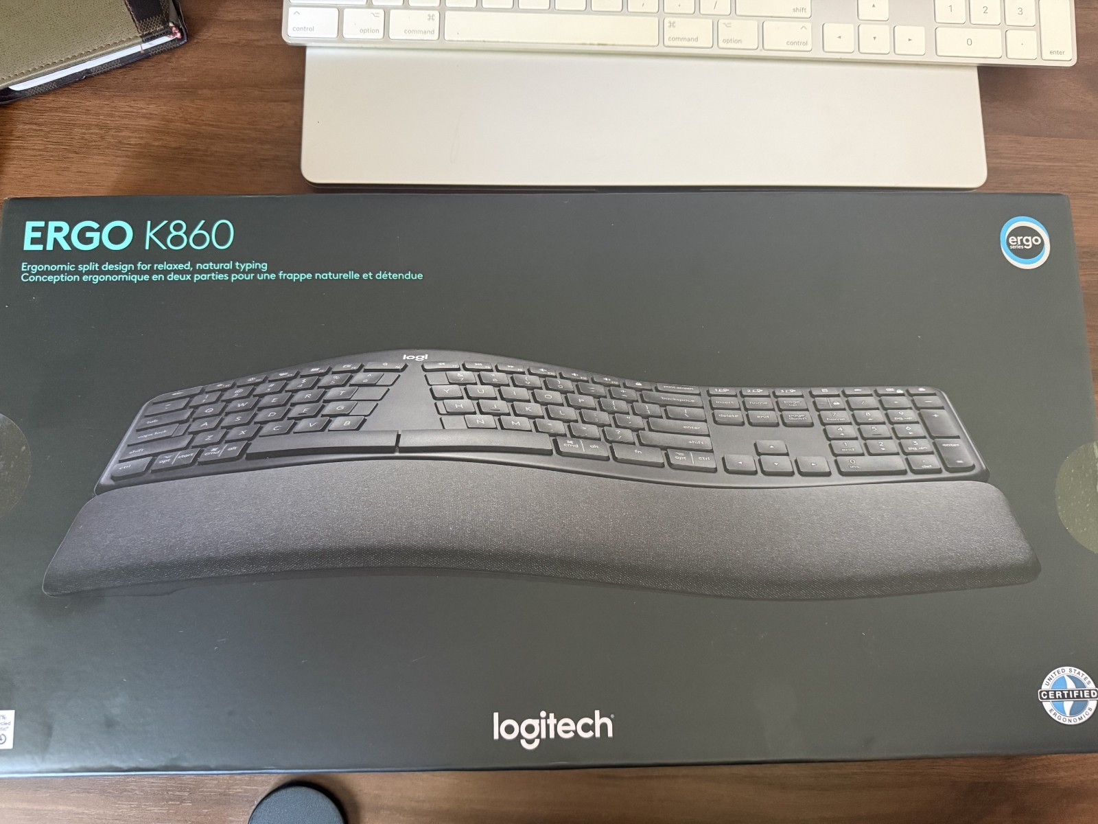 Brand New Sealed Logitech ERGO K860 Wireless Split Keyboard