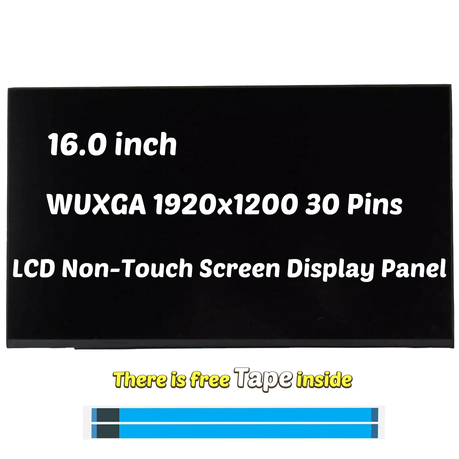 16" for Lenovo ThinkPad P16s T16 P16v L16 E16 Gen 1 LCD Non-Touch Screen Panel