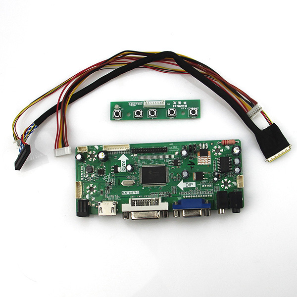 HDMI DVI VGA LCD Controller Board Kit DIY for N140BGE-LB2 1366X768 LED Monitor