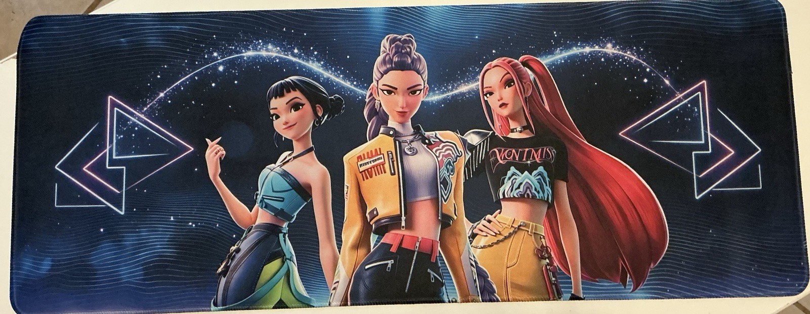 Large K-pop Demon Hunters Desk Mat