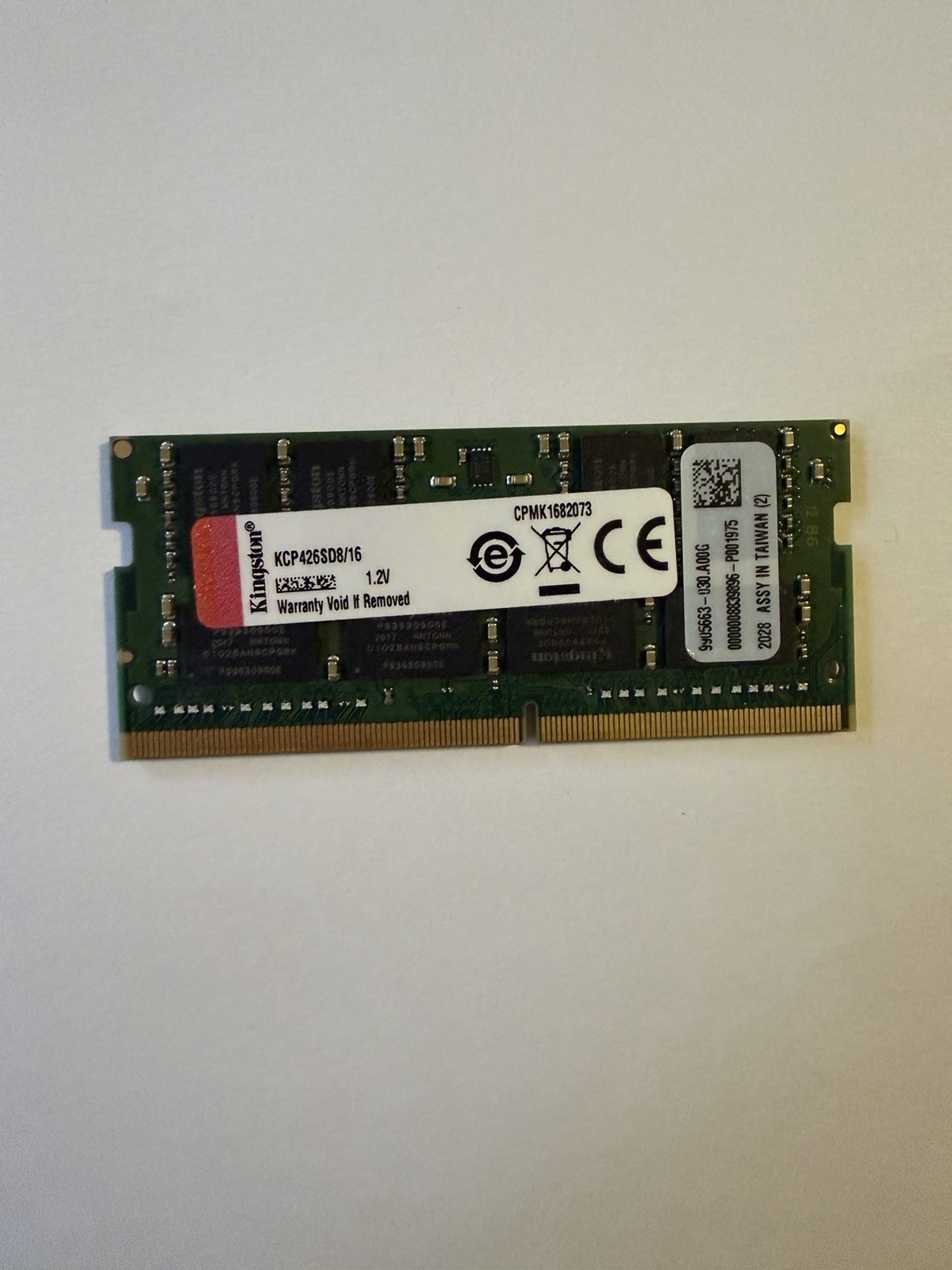 Kingston 16GB DDR4-2666 PC4-21300 2Rx8 SO-DIMM Laptop RAM KCP426SD8/16