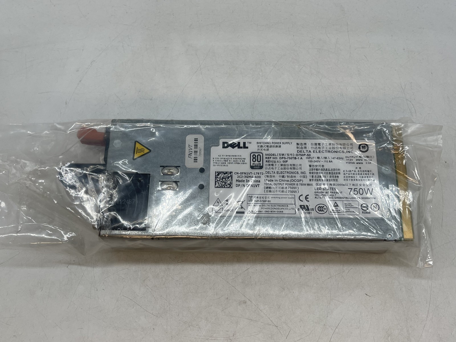Dell D750P-S0 Switching Power Supply DPS-750TB-1 A 0FN1VT FREE S/H